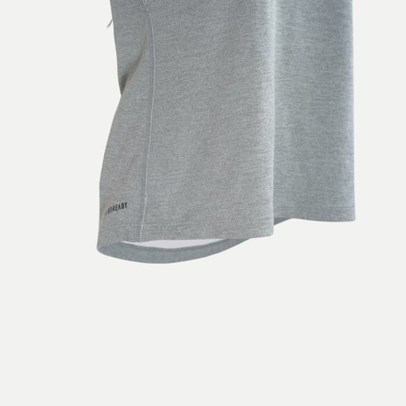 adidas Womens AeroReady Gray Short Sleeve Pullover T-Shirt Sport | XS - Picture 4 of 6